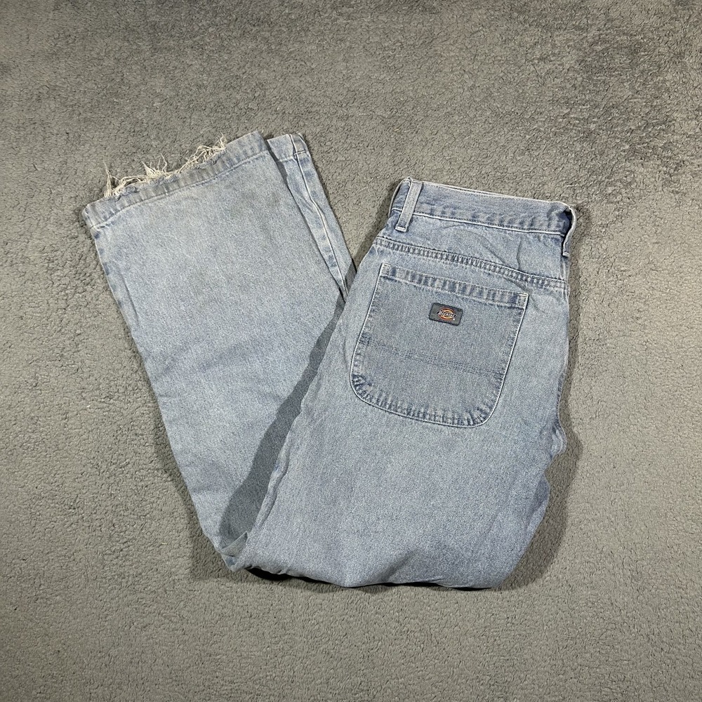 Vintage Dickies Double Knee Jeans 36x32 Loose Wide Skate Grunge #2745